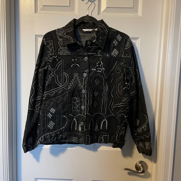 Women’s Medium Laura Ashley embroidered and Beaded Jacket - Picture 1 of 6